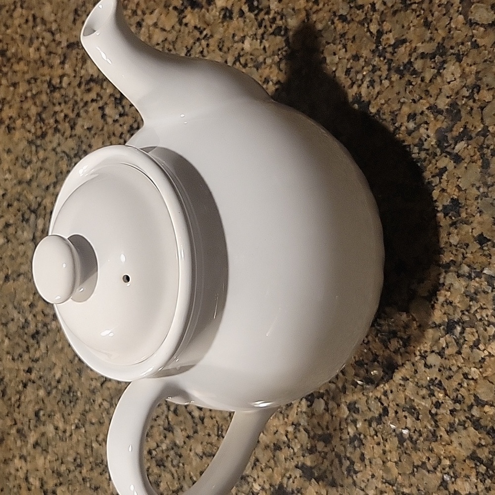 Vintage White Corelle Teapot